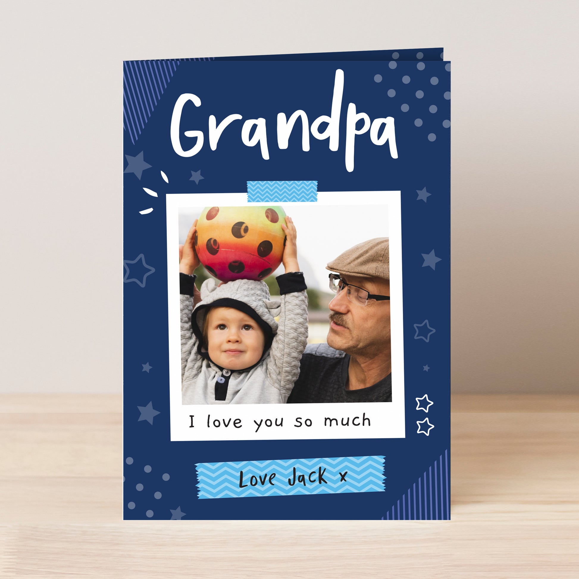 Personalised Polaroid Photo Upload Card - MK&JD Gifts