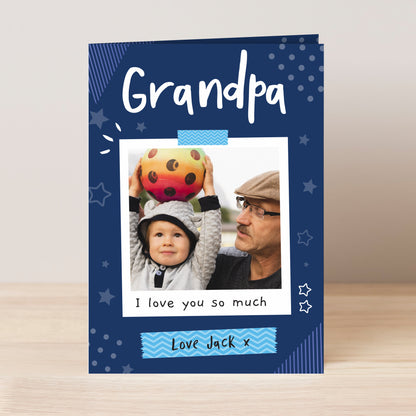 Personalised Polaroid Photo Upload Card - MK&JD Gifts