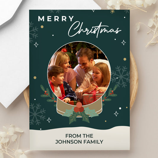 Personalised Photo Upload Christmas Card - MK&JD Gifts