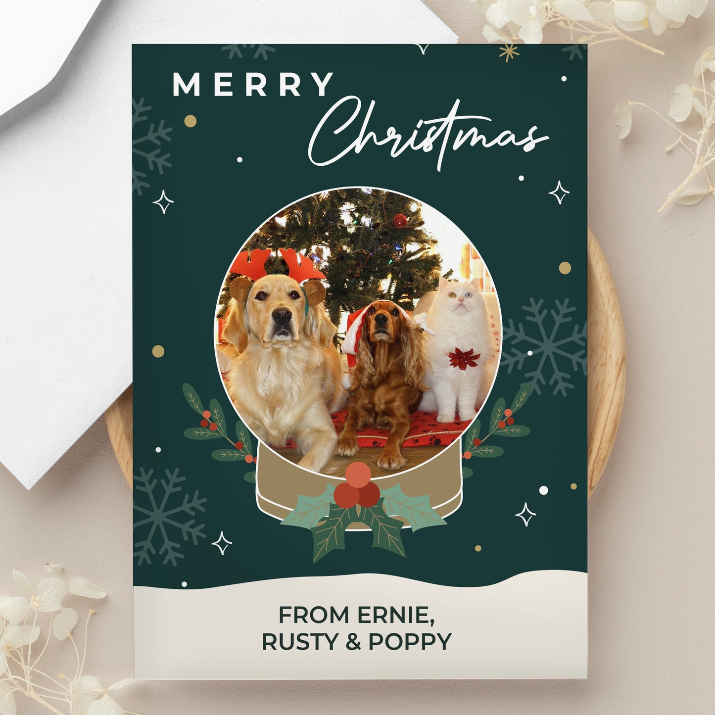 Personalised Photo Upload Christmas Card - MK&JD Gifts