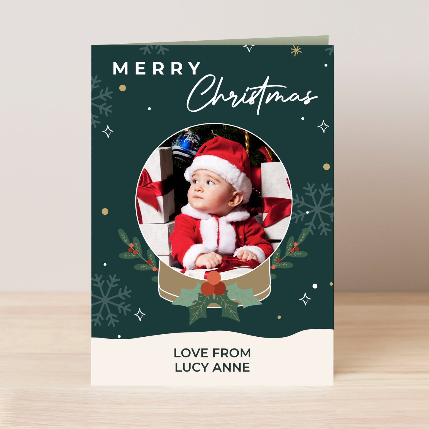Personalised Photo Upload Christmas Card - MK&JD Gifts