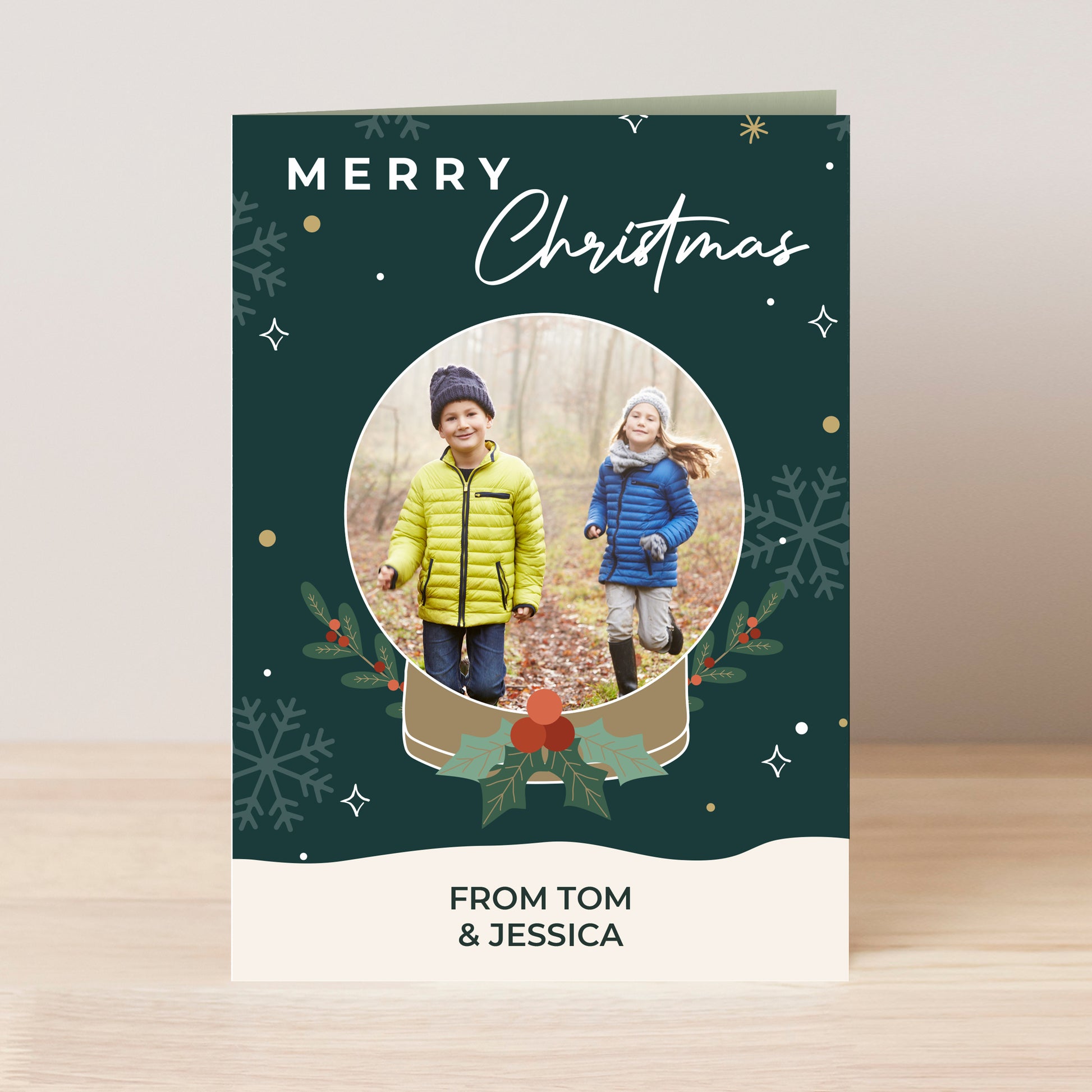 Personalised Photo Upload Christmas Card - MK&JD Gifts