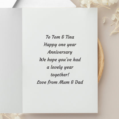 Personalised Photo Upload Card - Display Font - MK&JD Gifts