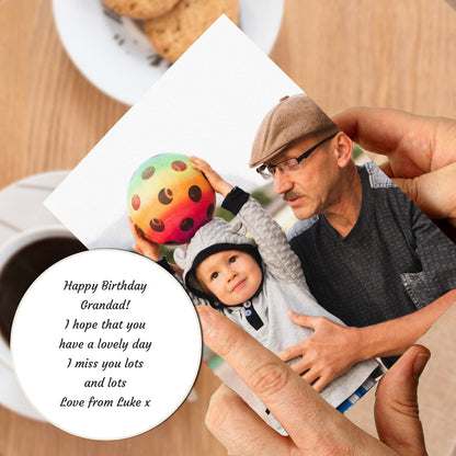 Personalised Photo Upload Card - Display Font - MK&JD Gifts
