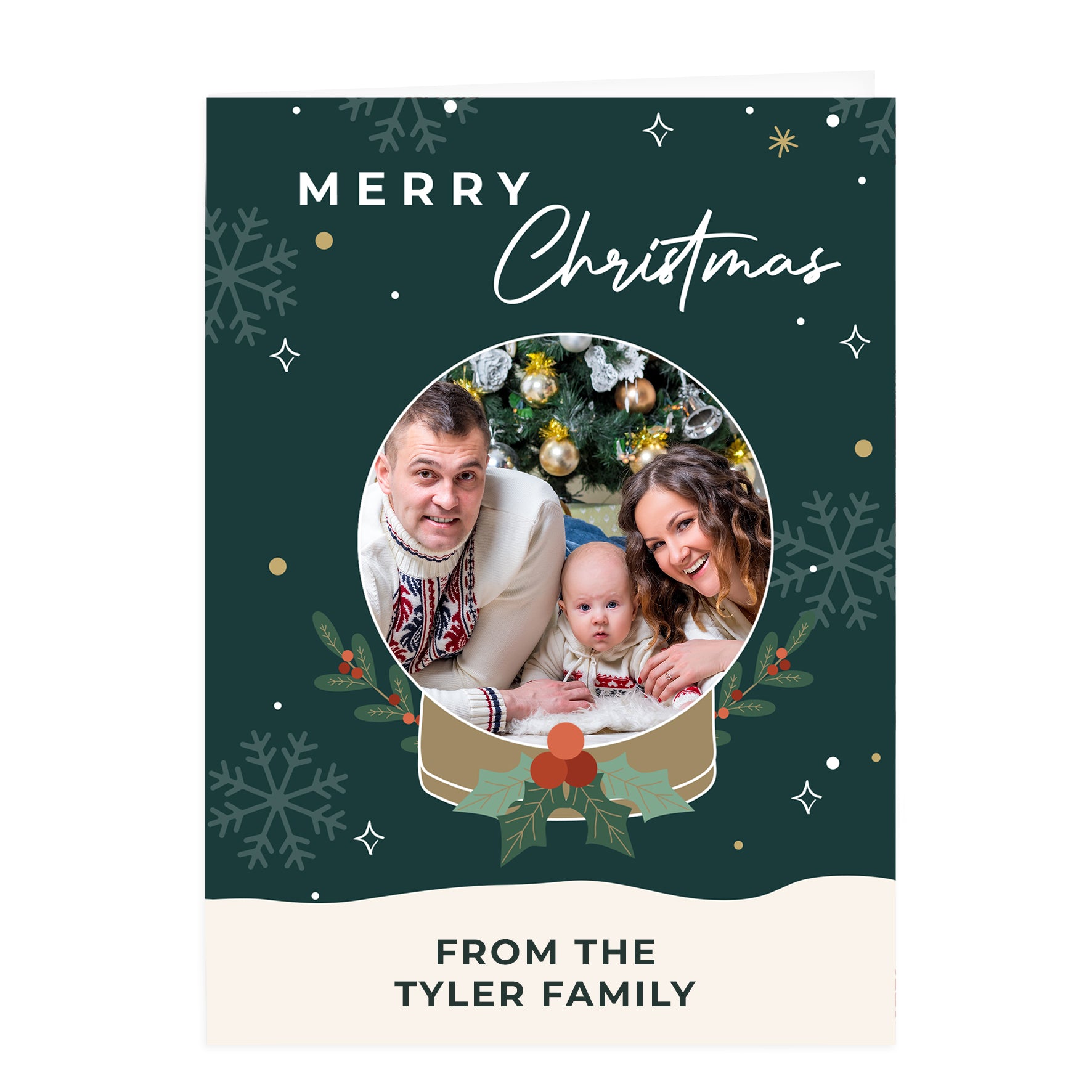 Personalised Pack of 10 Christmas Cards - Photo Upload - MK&JD Gifts