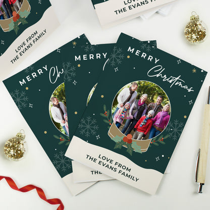Personalised Pack of 10 Christmas Cards - Photo Upload - MK&JD Gifts