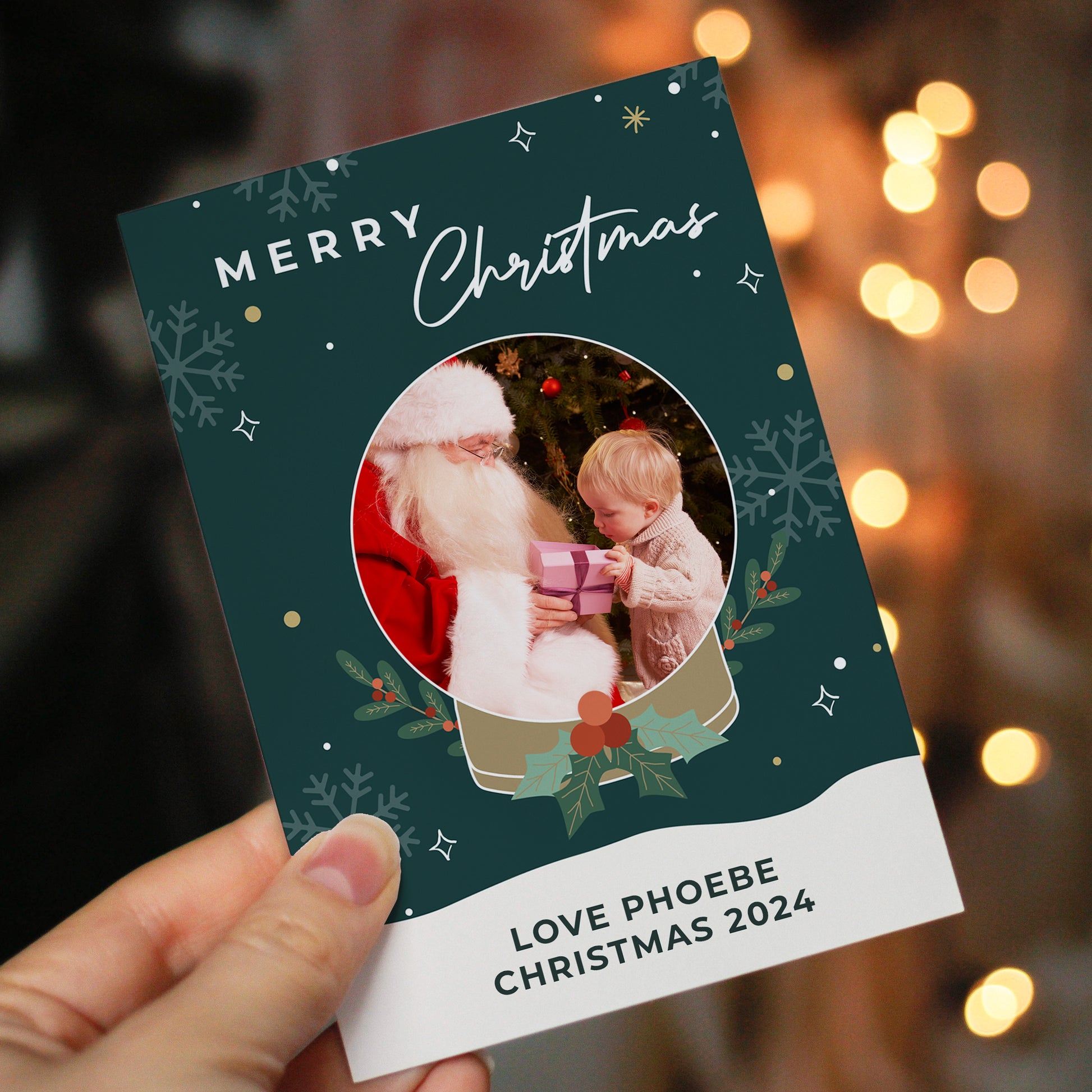 Personalised Pack of 10 Christmas Cards - Photo Upload - MK&JD Gifts