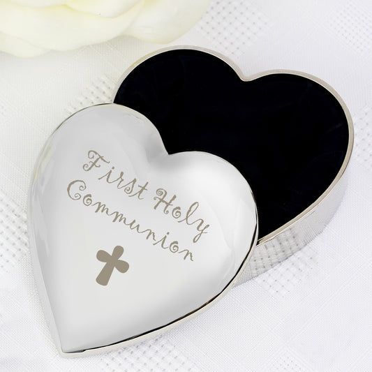 1st Holy Communion Heart Trinket Box - MK&JD Gifts