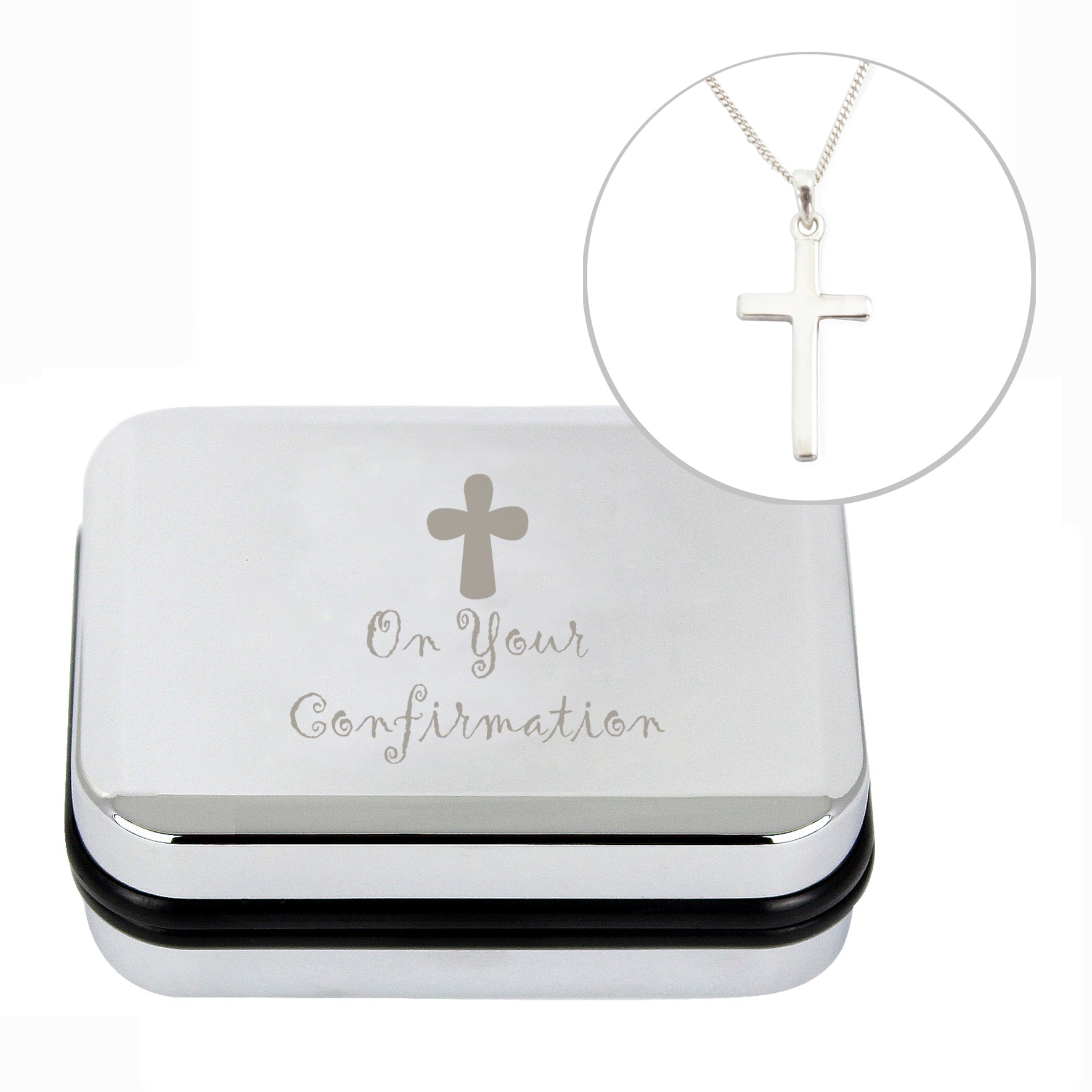 Confirmation Cross Necklace Box - MK&JD Gifts