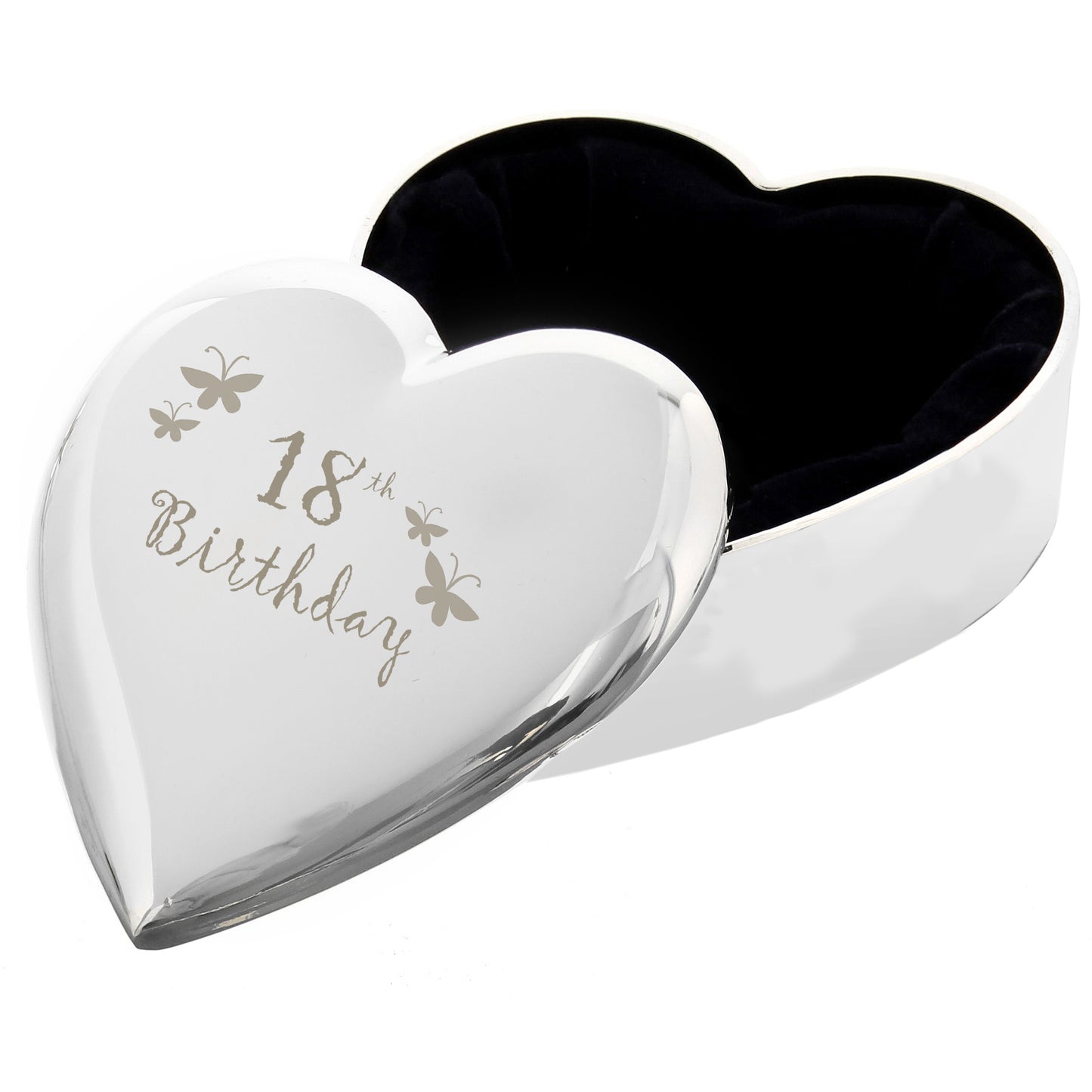 18th Butterflies Heart Trinket Box - MK&JD Gifts