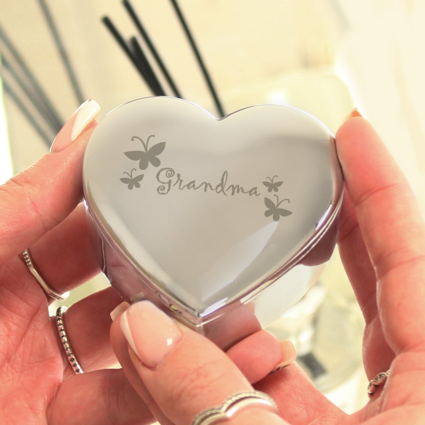 Grandma Heart Trinket Box