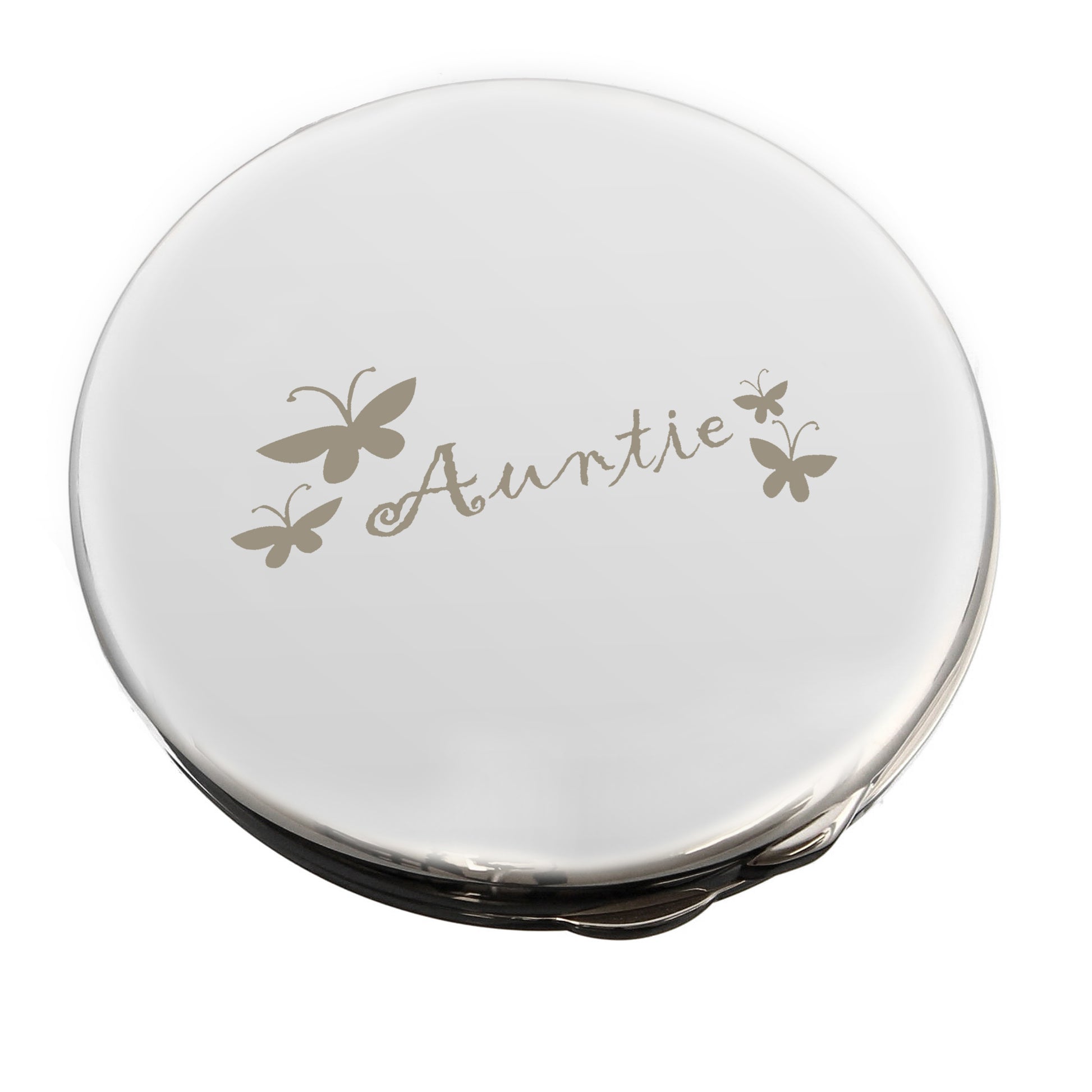 Auntie Round Compact Mirror - MK&JD Gifts