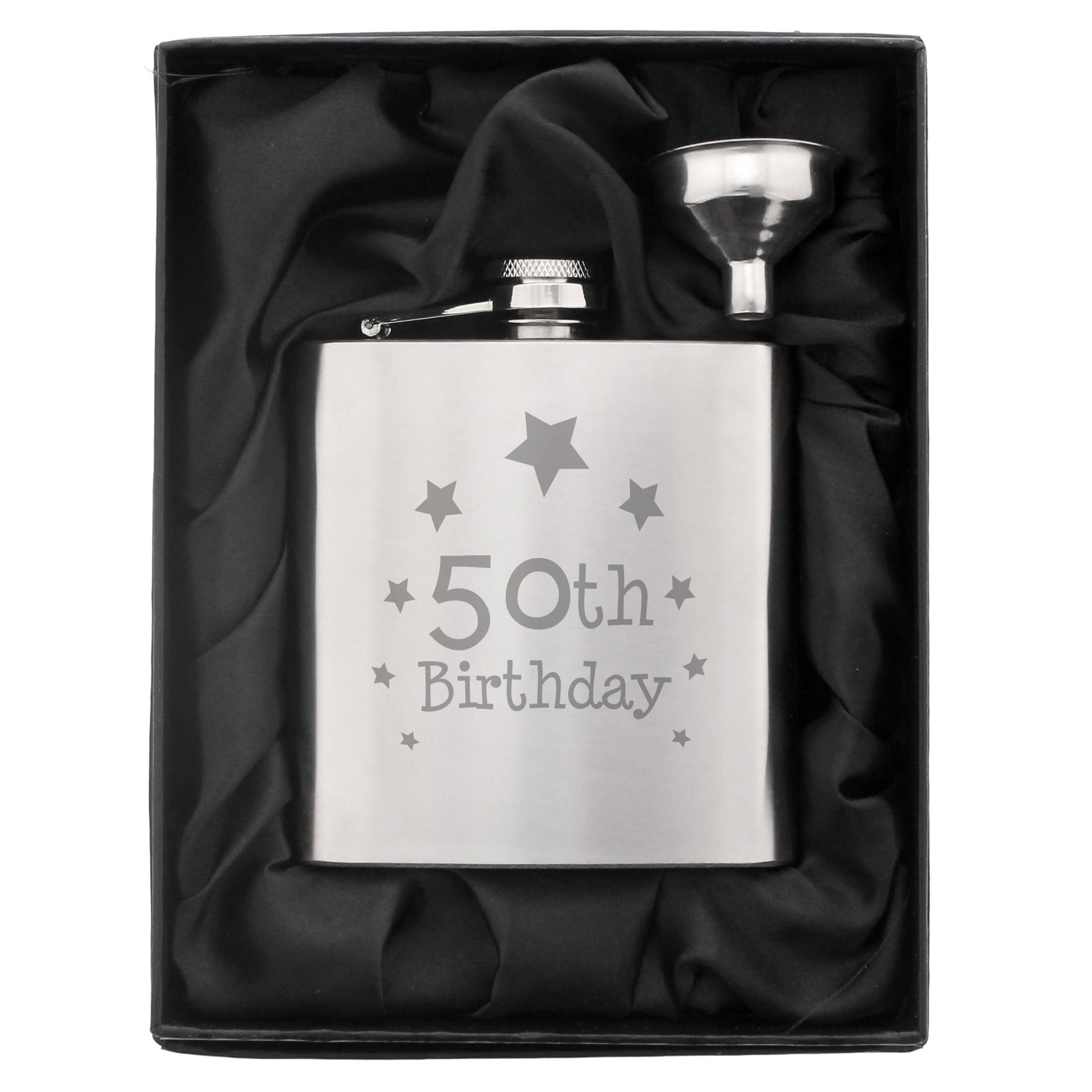 50th Birthday Hip Flask - MK&JD Gifts