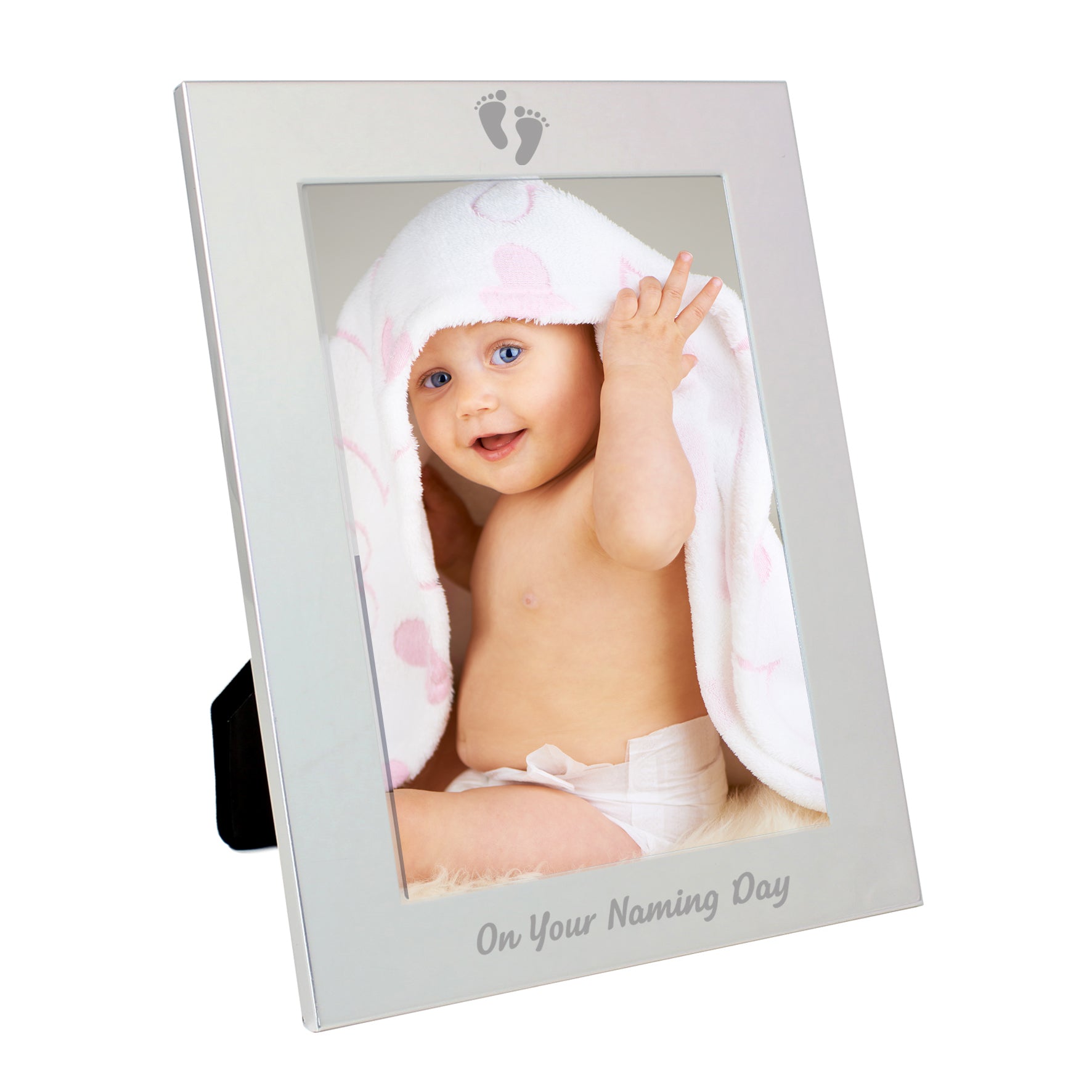 Silver 5x7 Naming Day Photo Frame - MK&JD Gifts