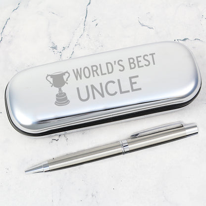 World's Best Uncle Pen & Box - MK&JD Gifts
