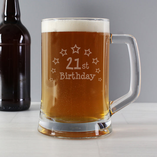 21st Birthday Stern Tankard - MK&JD Gifts