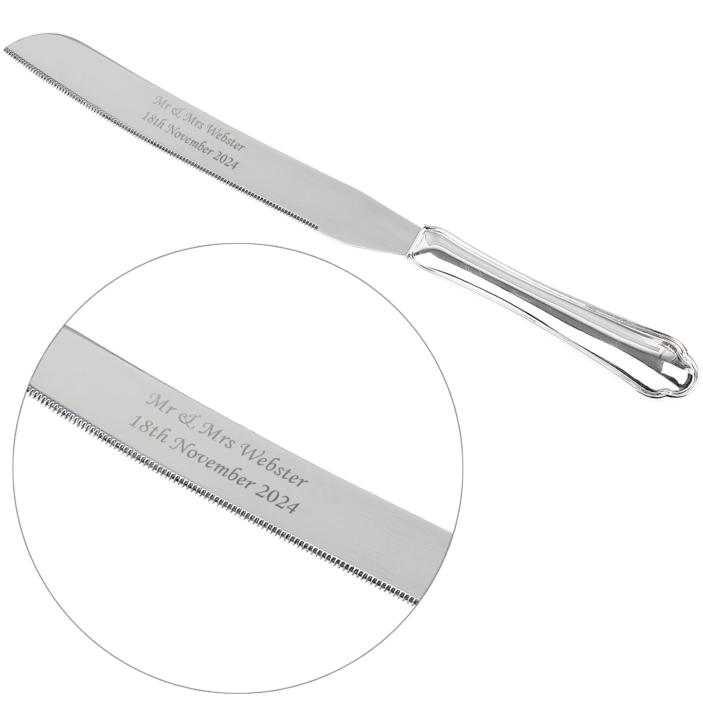 Personalised Classic Cake Knife - MK&JD Gifts