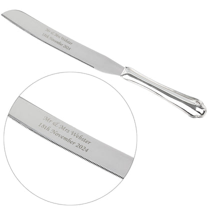 Personalised Classic Cake Knife - MK&JD Gifts
