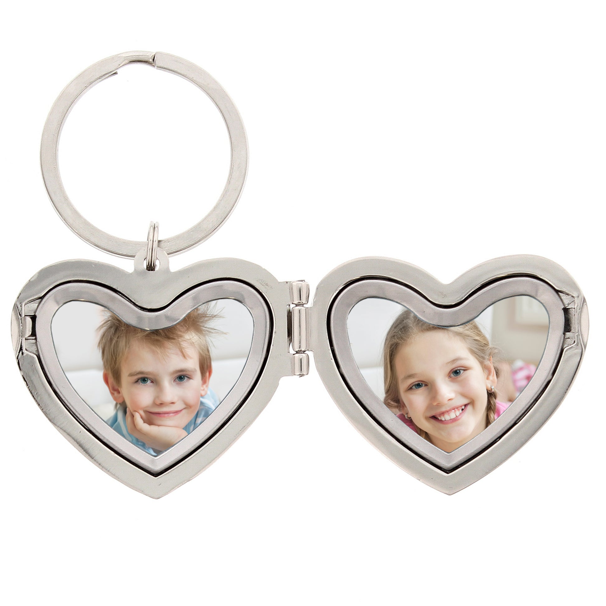 Personalised Heart Photoframe Keyring - MK&JD Gifts