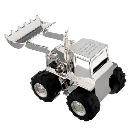 Personalised Digger Money Box - MK&JD Gifts