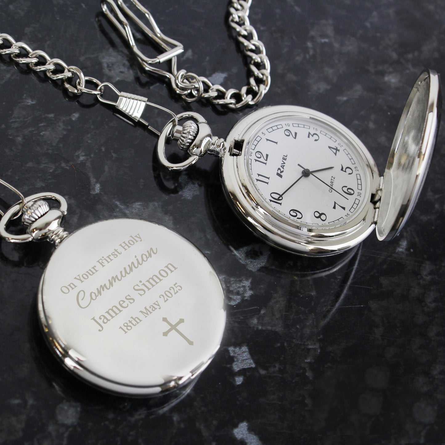 Personalised Religious Pocket Watch - MK&JD Gifts