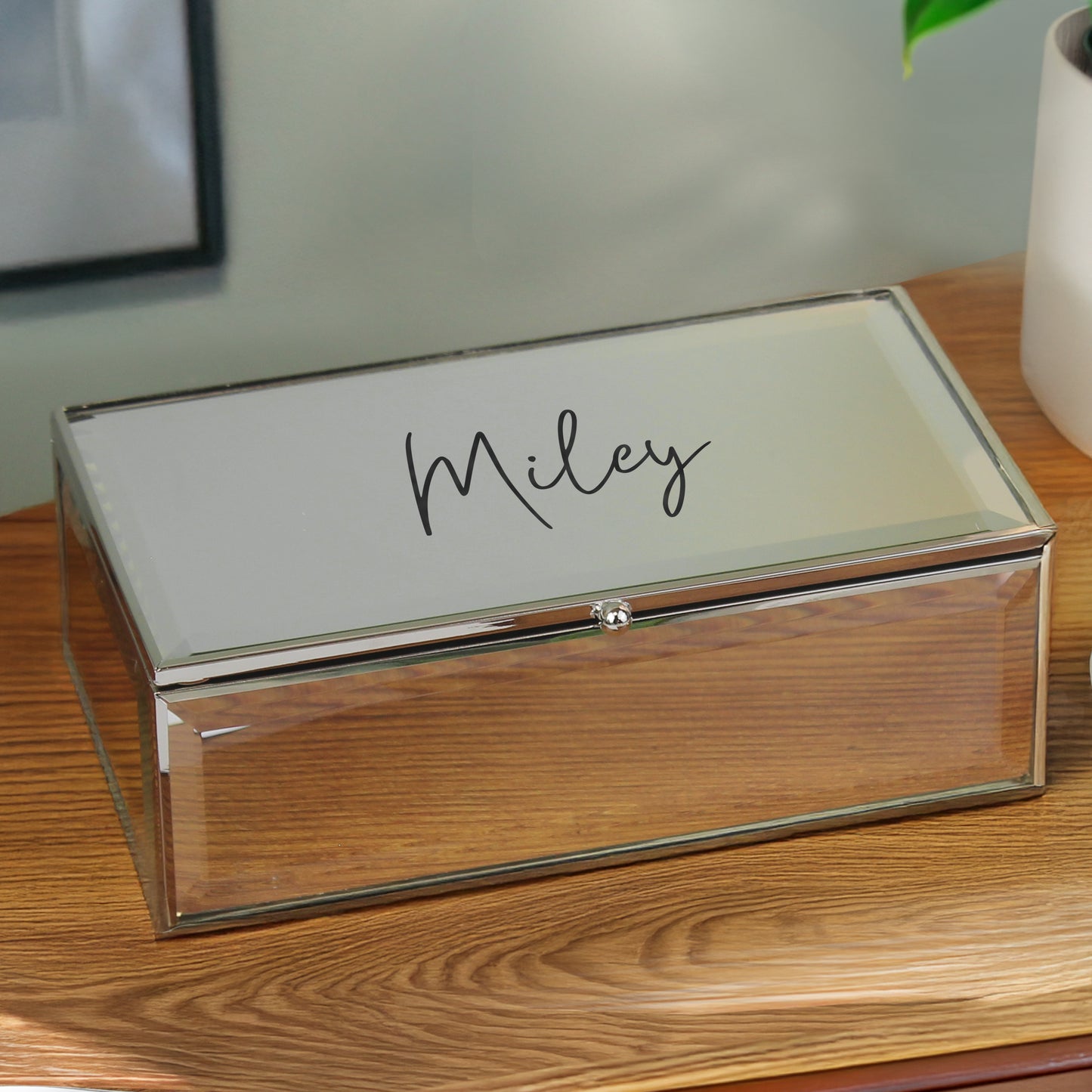 Personalised Mirrored Jewellery Box - MK&JD Gifts