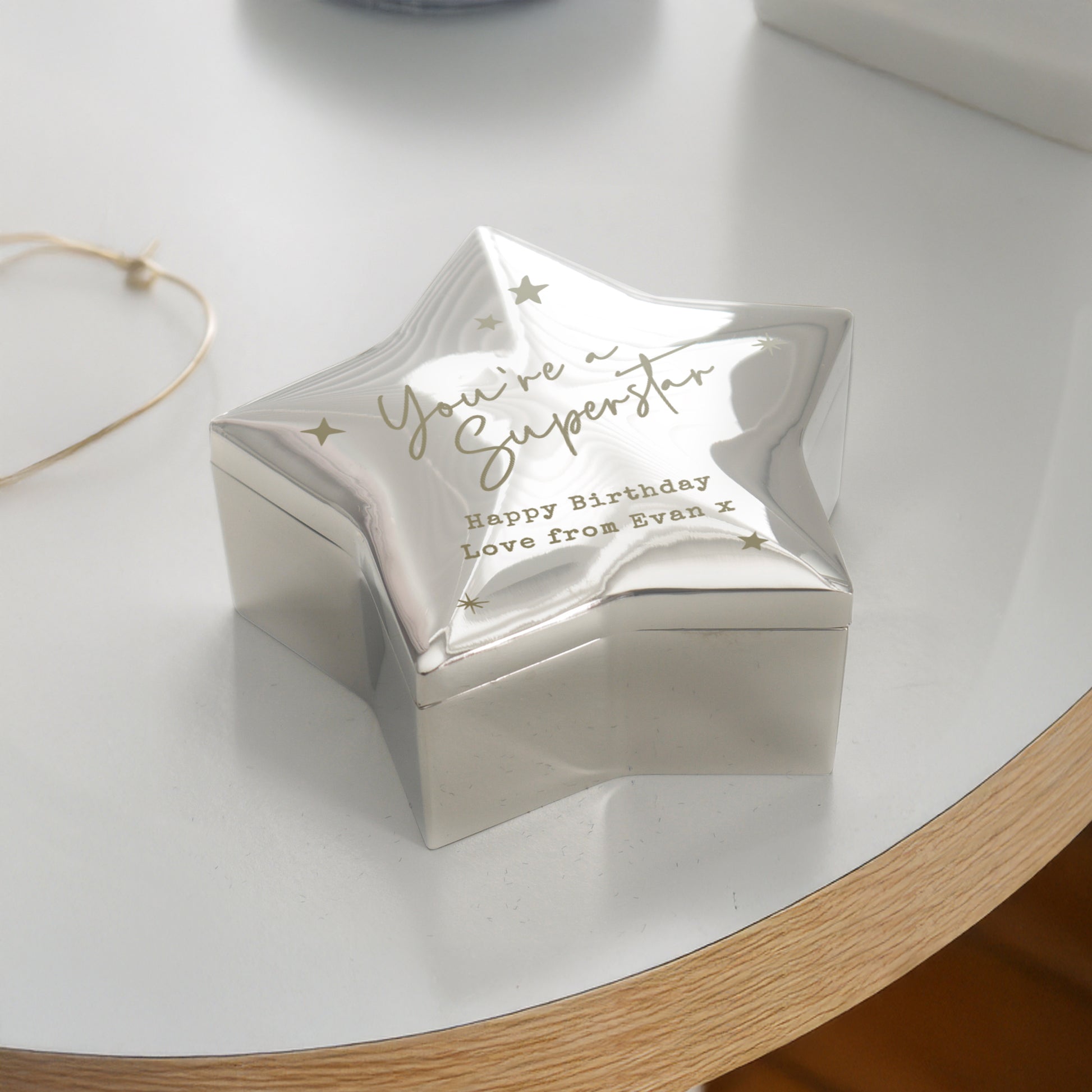 Personalised Youre a Superstar Trinket Box - MK&JD Gifts