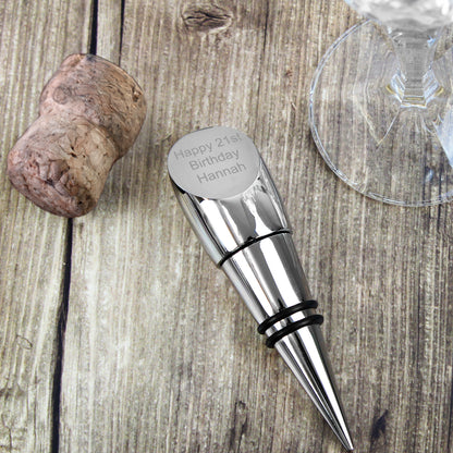 Personalised Wine Stopper - MK&JD Gifts