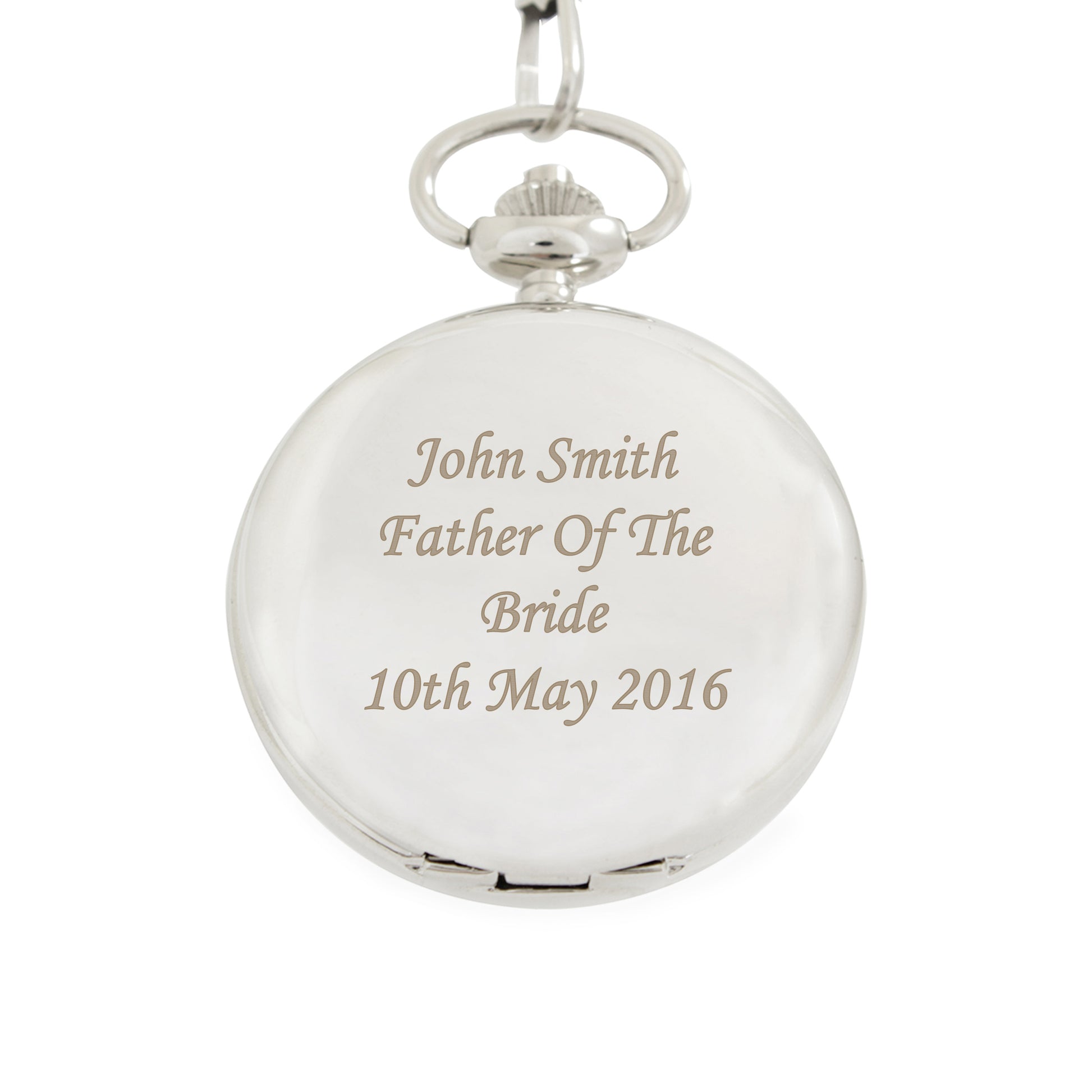 Personalised Pocket Fob Watch - MK&JD Gifts