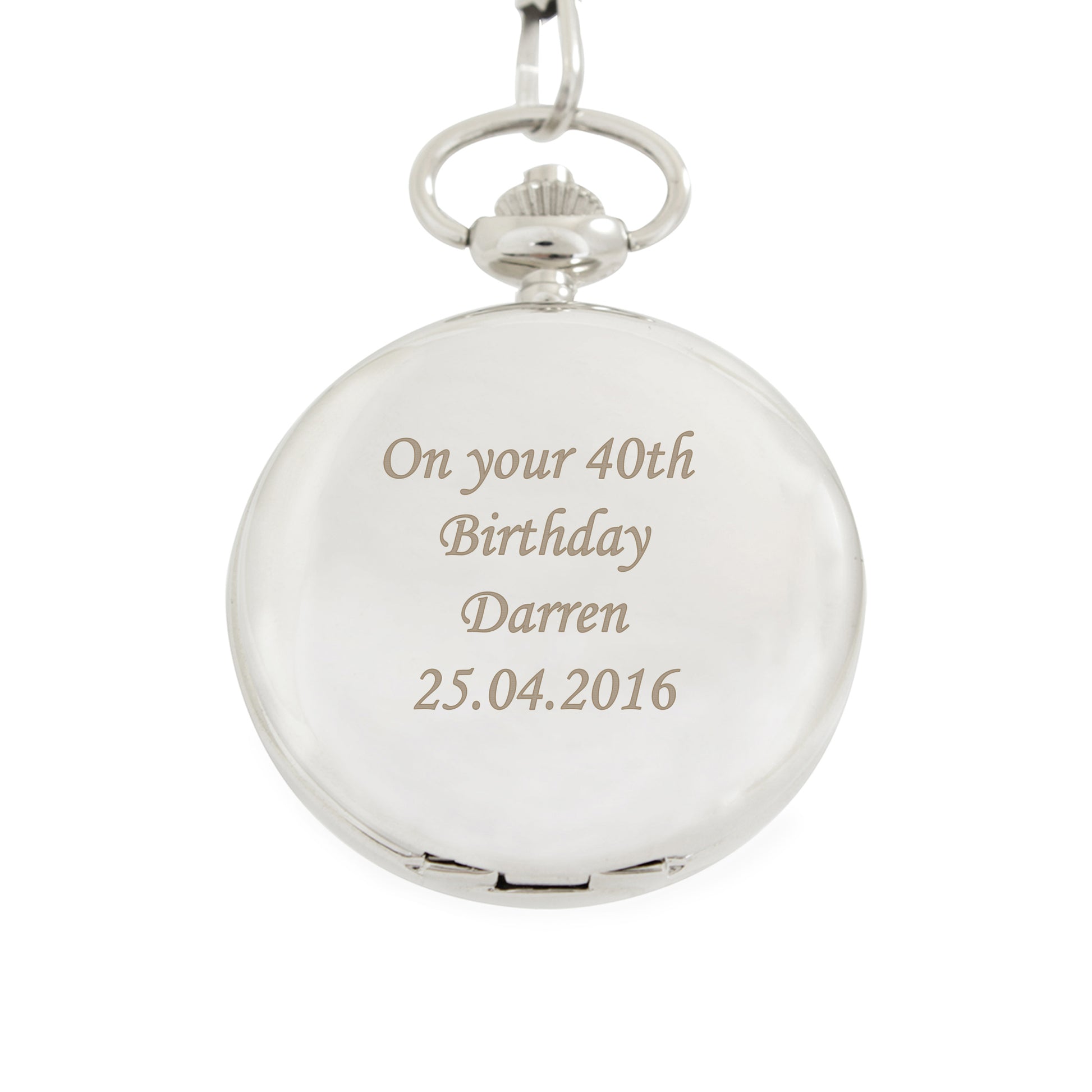 Personalised Pocket Fob Watch - MK&JD Gifts