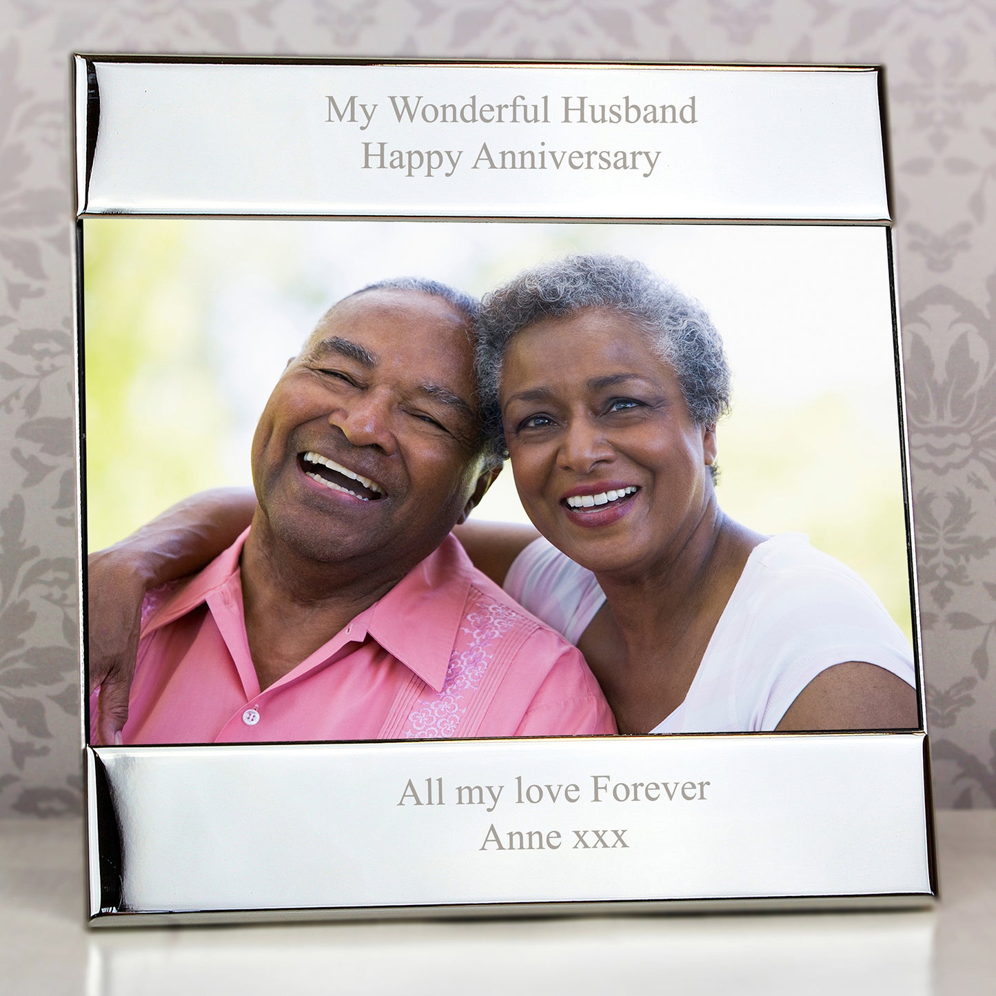 Personalised Silver 6x4 Photo Frame - MK&JD Gifts