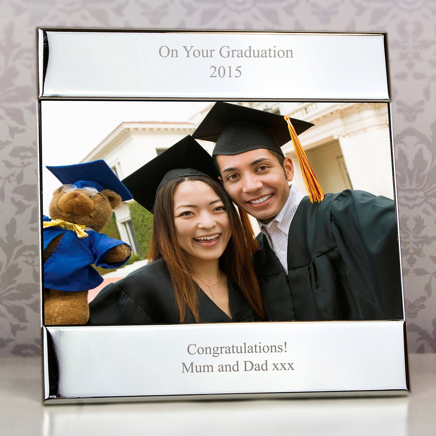 Personalised Silver 6x4 Photo Frame - MK&JD Gifts
