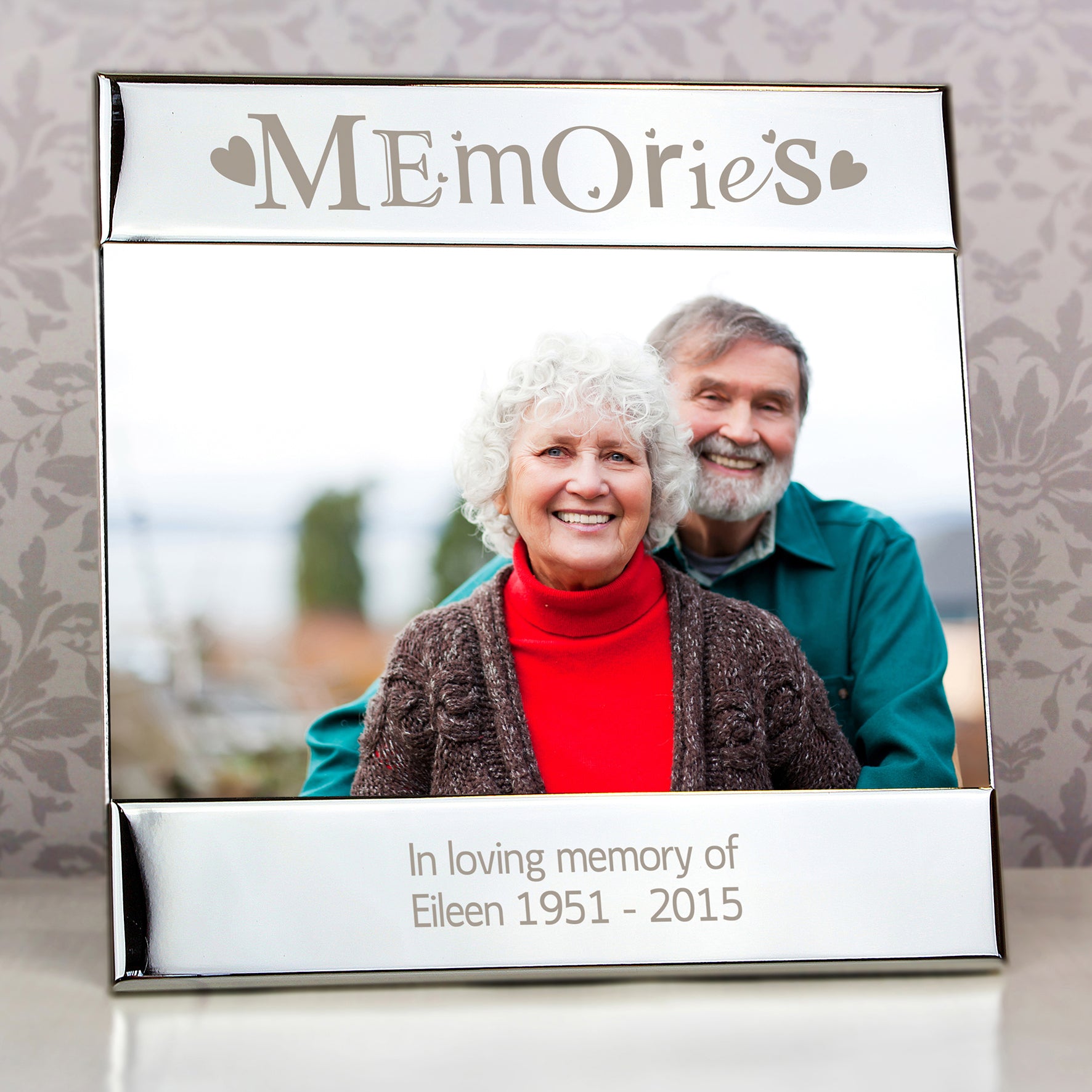 Personalised Silver Memories 6x4 Photo Frame - MK&JD Gifts