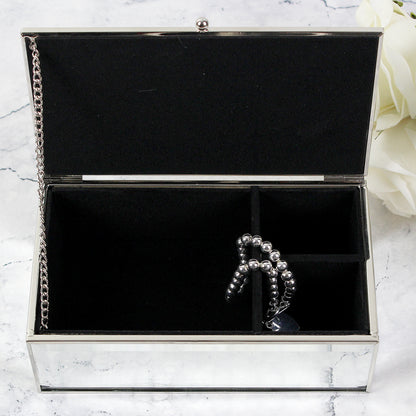 Personalised Hearts Mirrored Jewellery Box - MK&JD Gifts