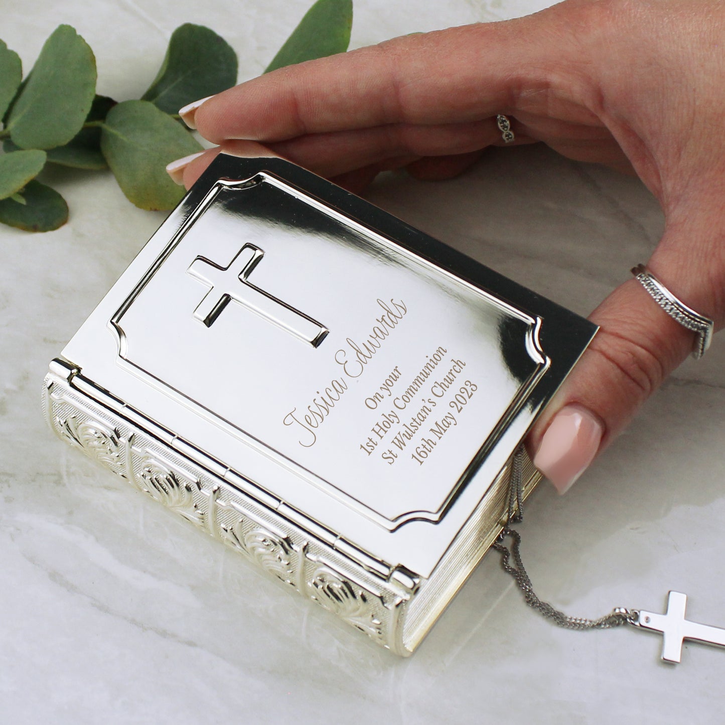 Personalised Bible Trinket Box - MK&JD Gifts