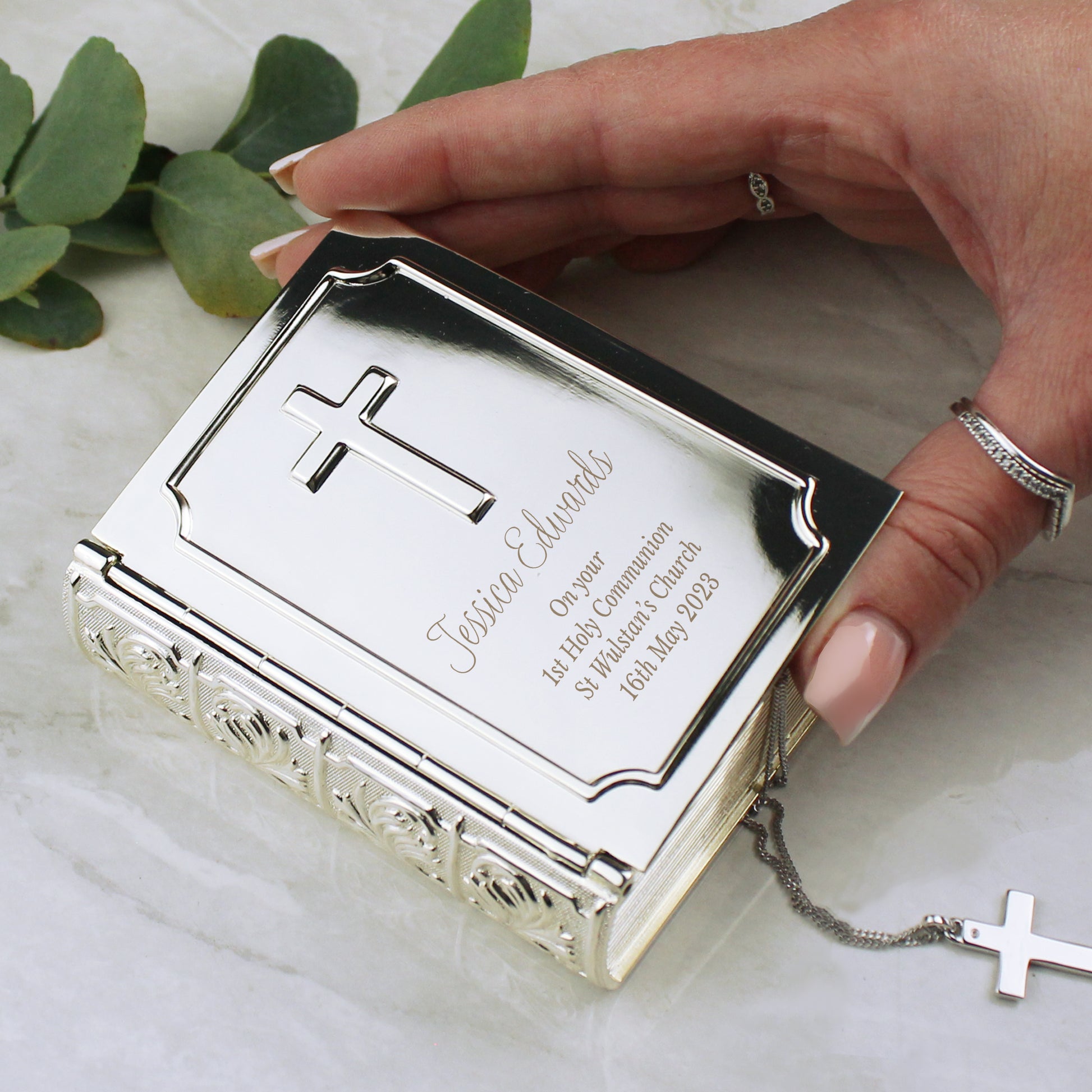 Personalised Bible Trinket Box - MK&JD Gifts