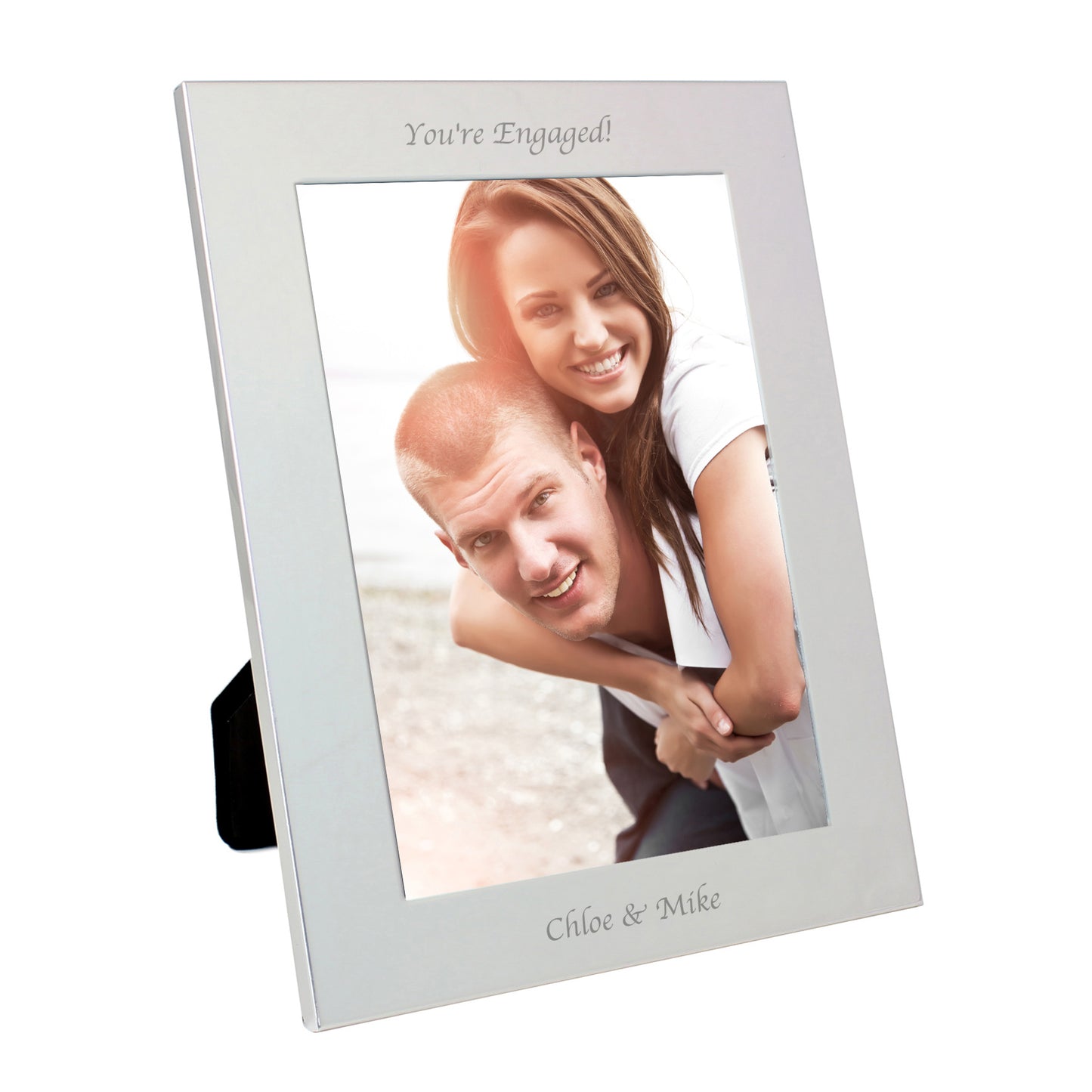 Personalised Silver 5x7 Photo Frame - MK&JD Gifts