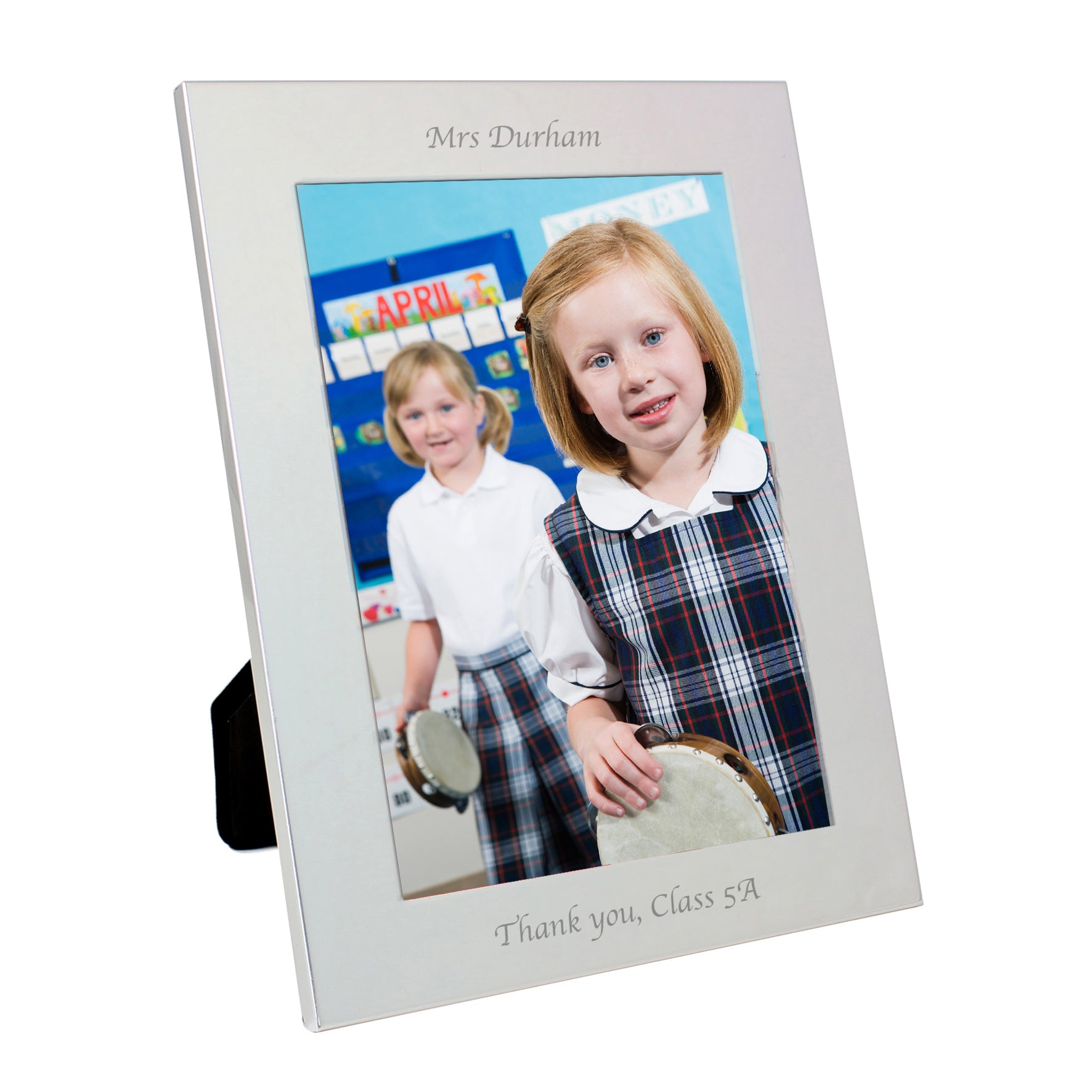 Personalised Silver 5x7 Photo Frame - MK&JD Gifts