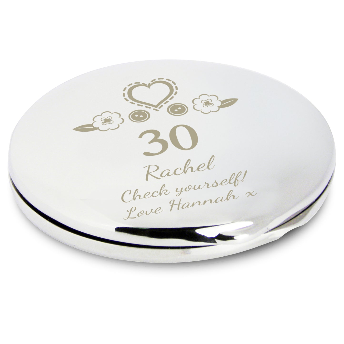 Personalised Birthday Craft Compact Mirror - MK&JD Gifts