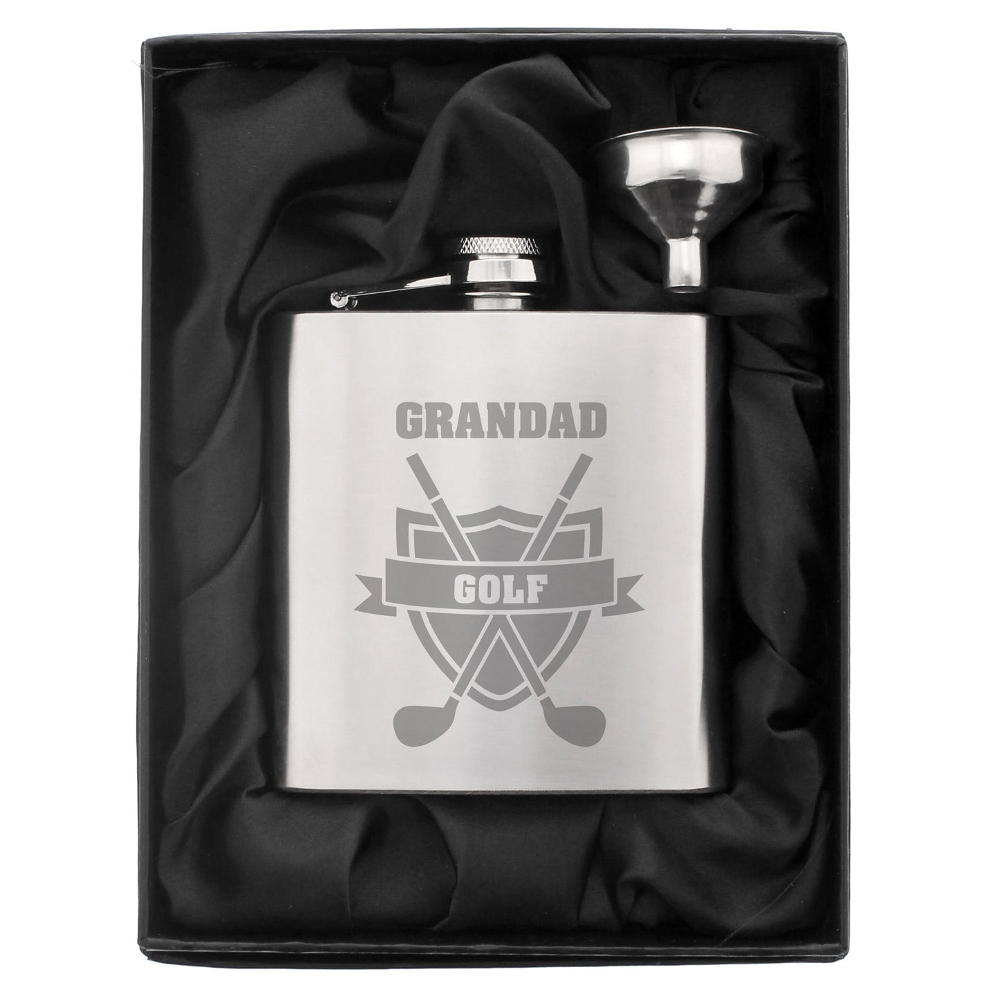 Personalised Golf Hip Flask - MK&JD Gifts