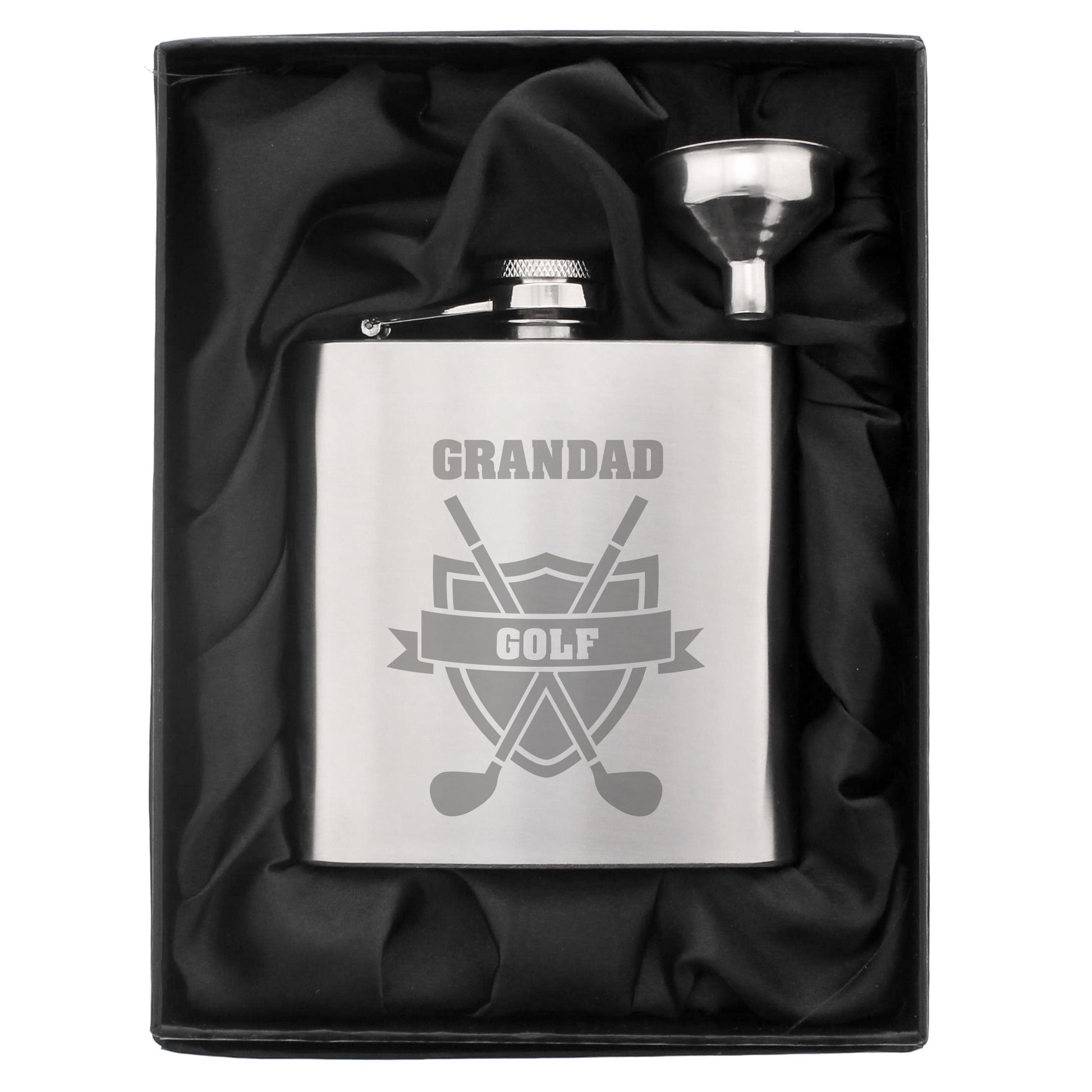 Personalised Golf Hip Flask - MK&JD Gifts