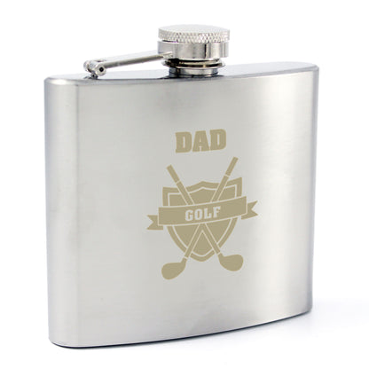 Personalised Golf Hip Flask - MK&JD Gifts