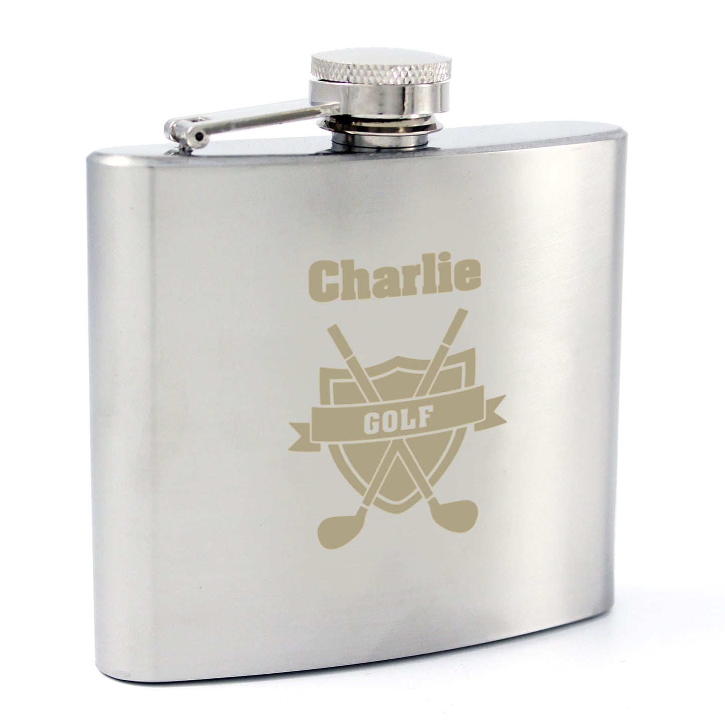 Personalised Golf Hip Flask - MK&JD Gifts