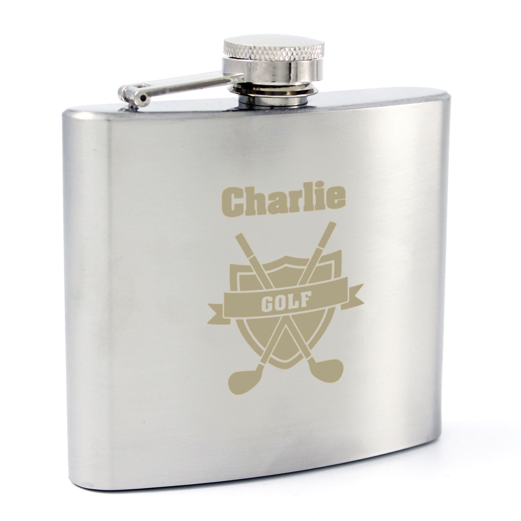 Personalised Golf Hip Flask - MK&JD Gifts