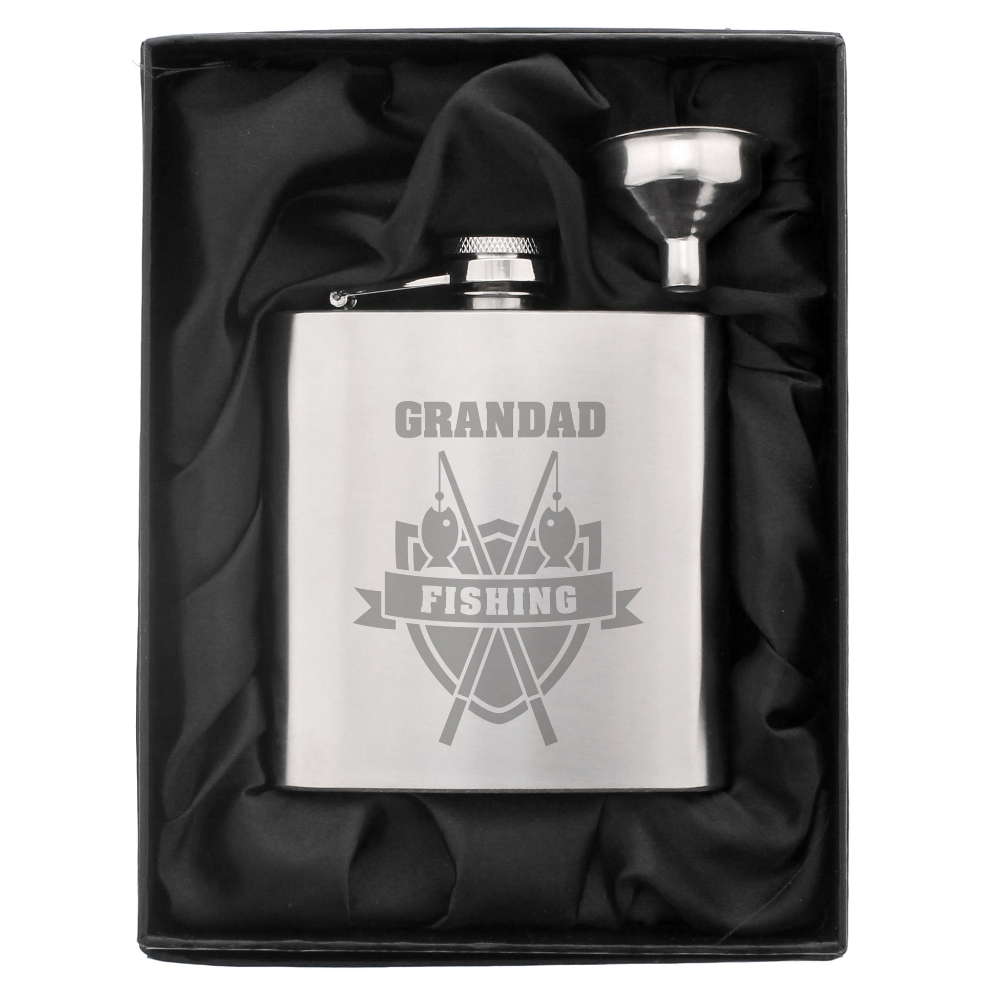 Personalised Fishing Hip Flask - MK&JD Gifts
