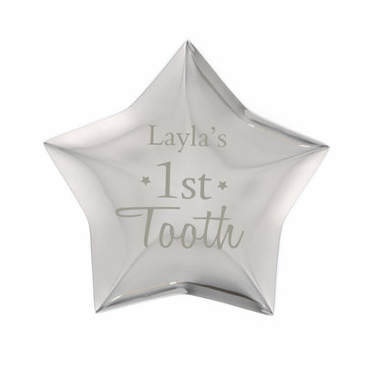 Personalised 1st Tooth Star Trinket Box - MK&JD Gifts