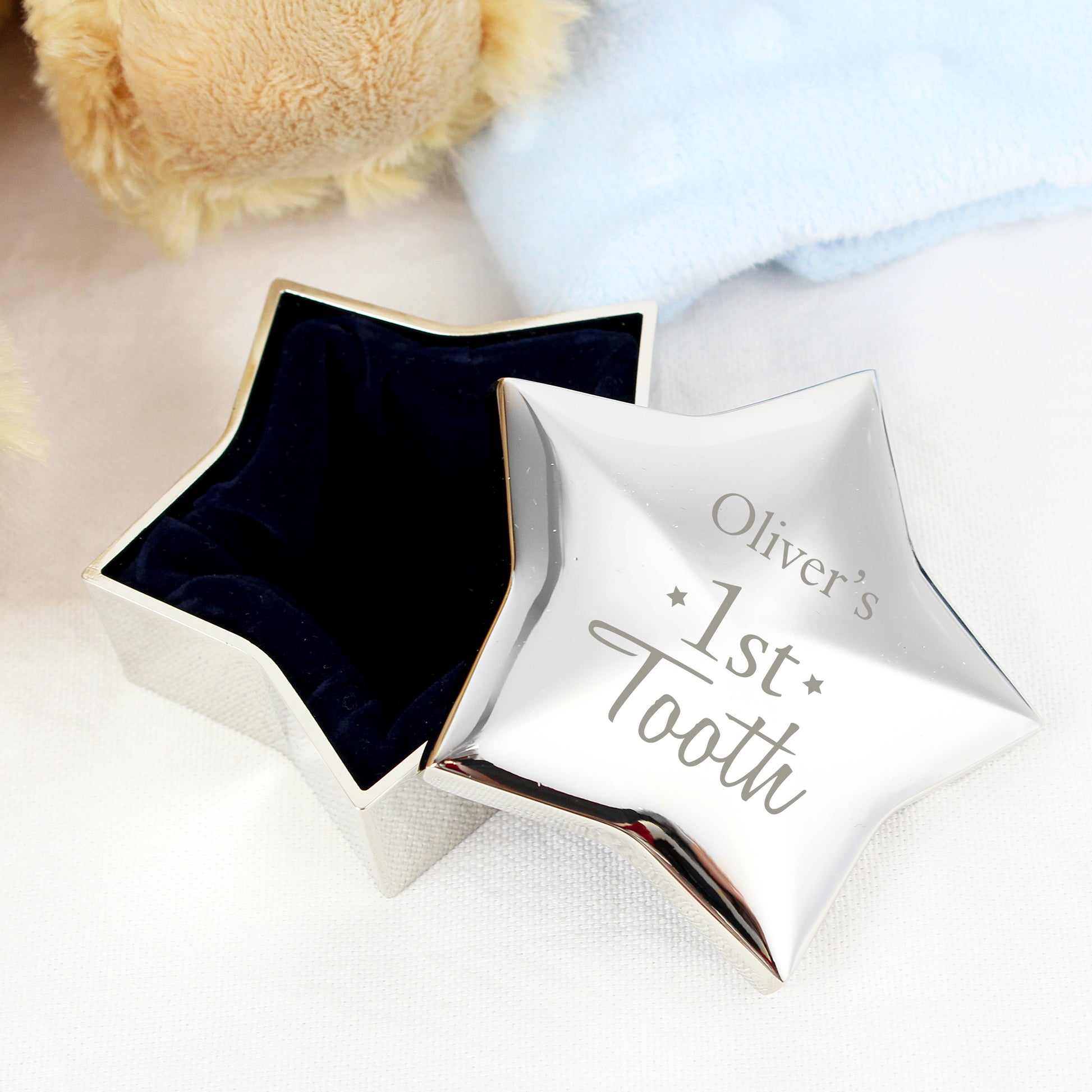 Personalised 1st Tooth Star Trinket Box - MK&JD Gifts