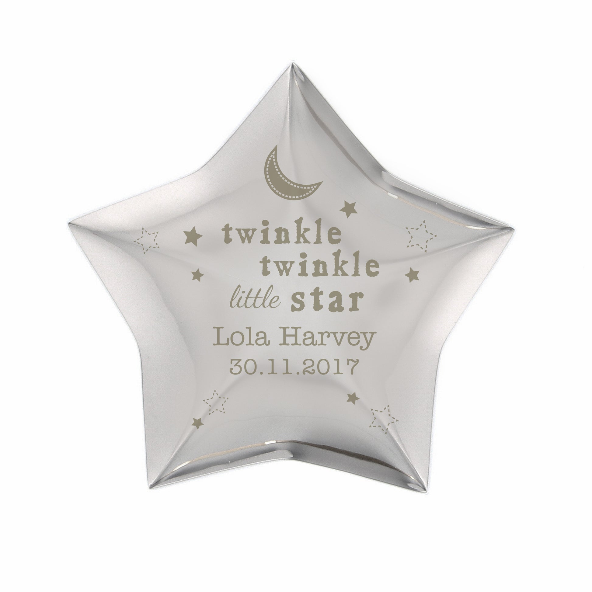 Personalised Twinkle Twinkle Star Trinket Box - MK&JD Gifts