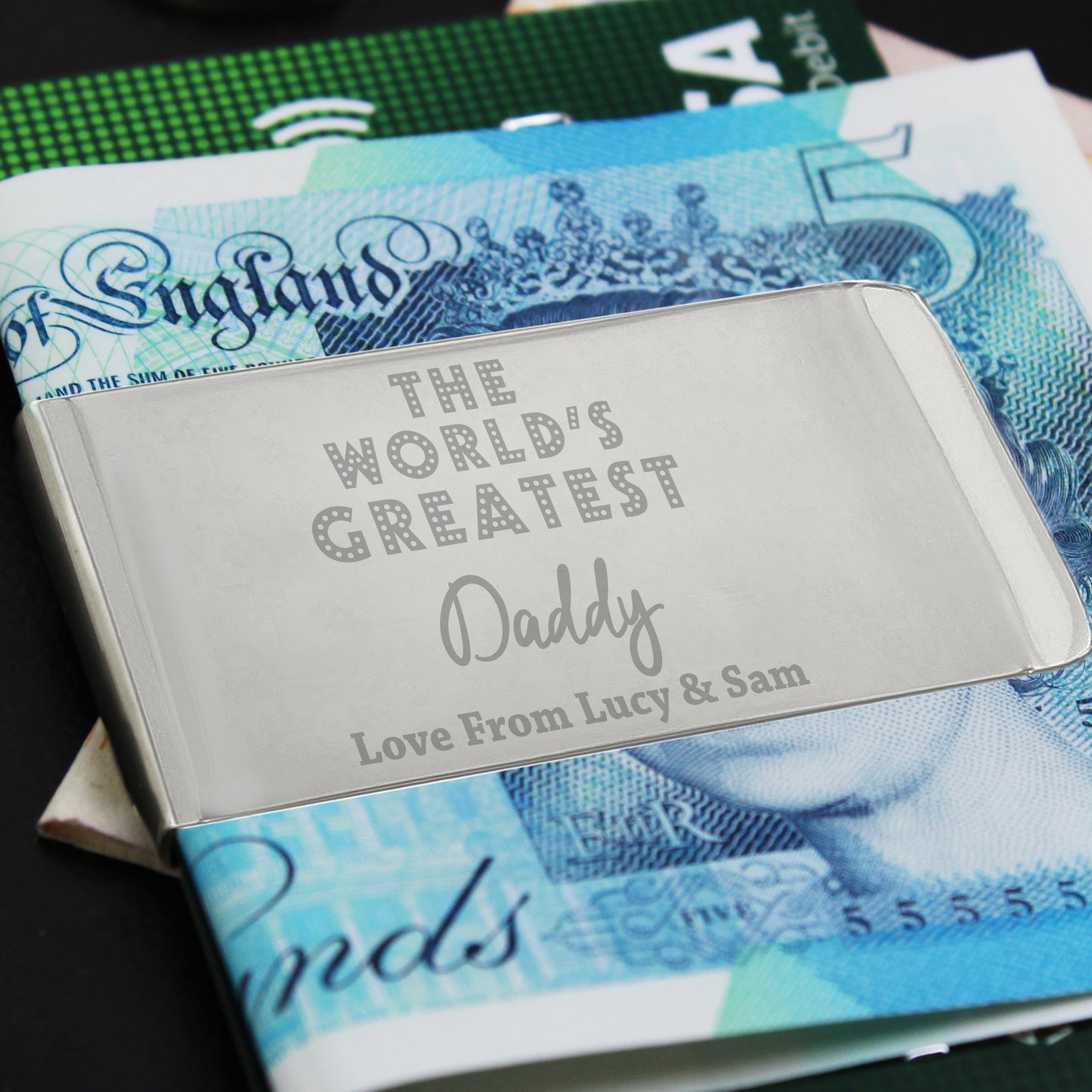 Personalised 'World's Greatest' Money Clip - MK&JD Gifts