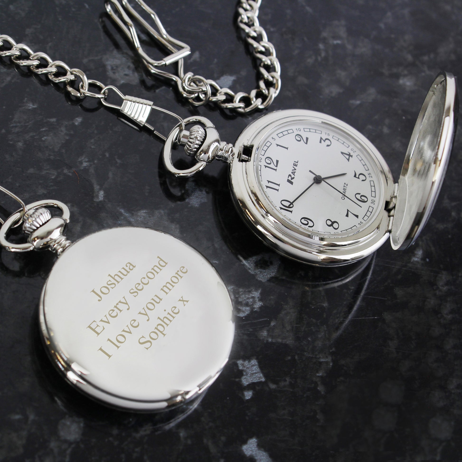 Personalised Formal Pocket Fob Watch - MK&JD Gifts
